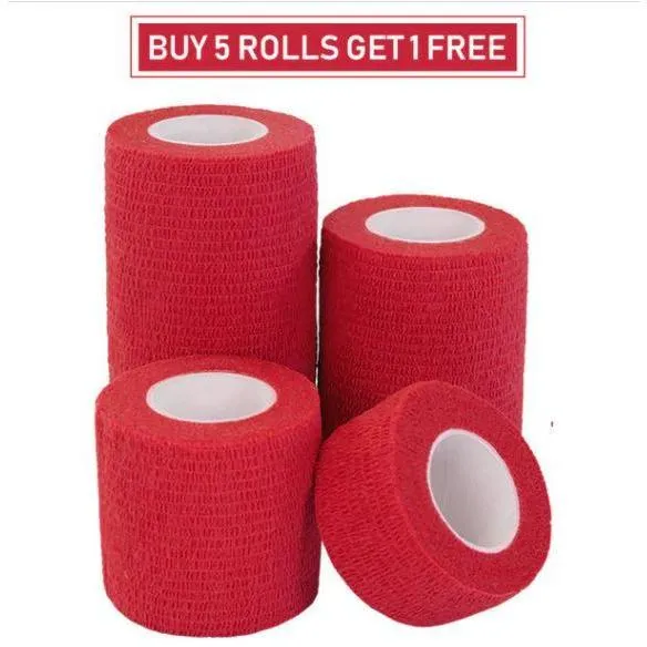 Roll Sports Self Adhesive Wraps  Protection Against Sports Injury