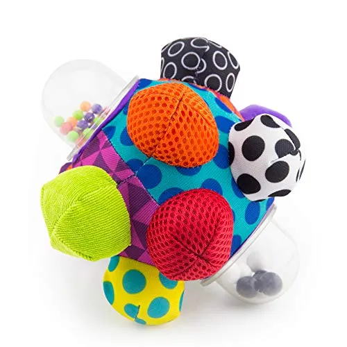 Sassy Developmental Bumpy Ball | Easy to Grasp Bumps Help Develop Motor Skills | for Ages 6 Months and Up