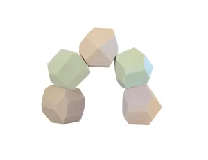 Silicone Baby Balancing Stacking Stones 5PK | Montessori Toy