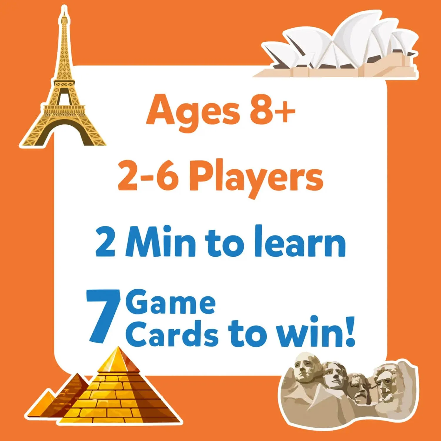 Skillmatics Guess in 10: Countries of the World Trivia Card Game (Ages 8 )