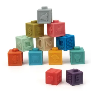 Soft Rubber Stacking & Building Number Blocks