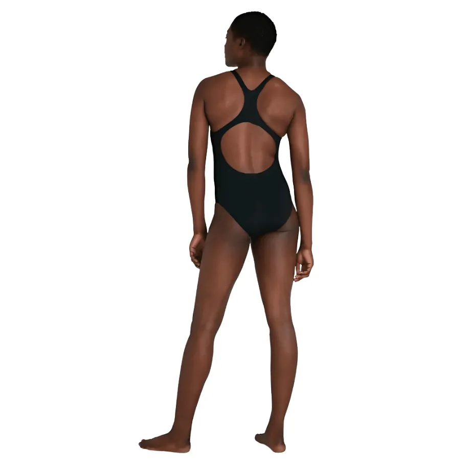 Speedo Womens Essential Endurance  Medalist Swimsuit AF Black