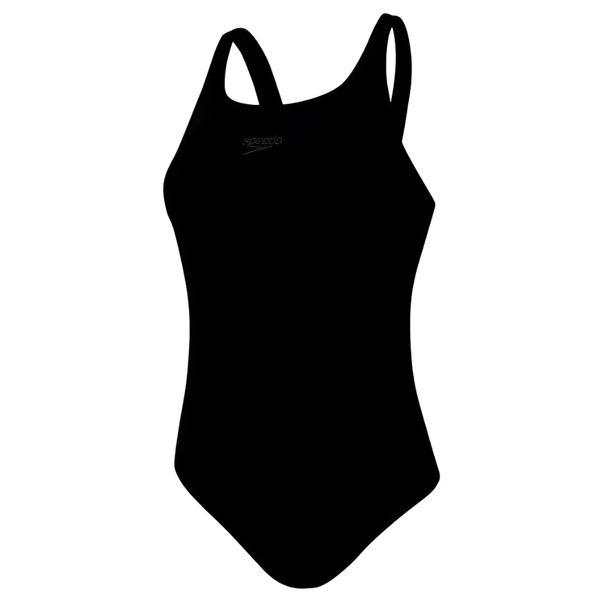 Speedo Womens Essential Endurance  Medalist Swimsuit AF Black