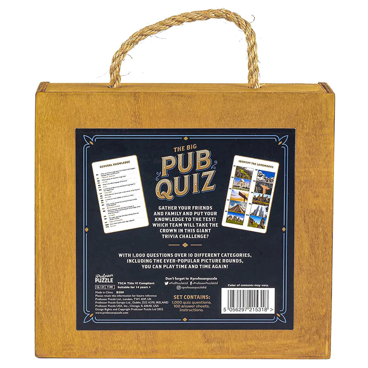 The Big Pub Quiz Card Game
