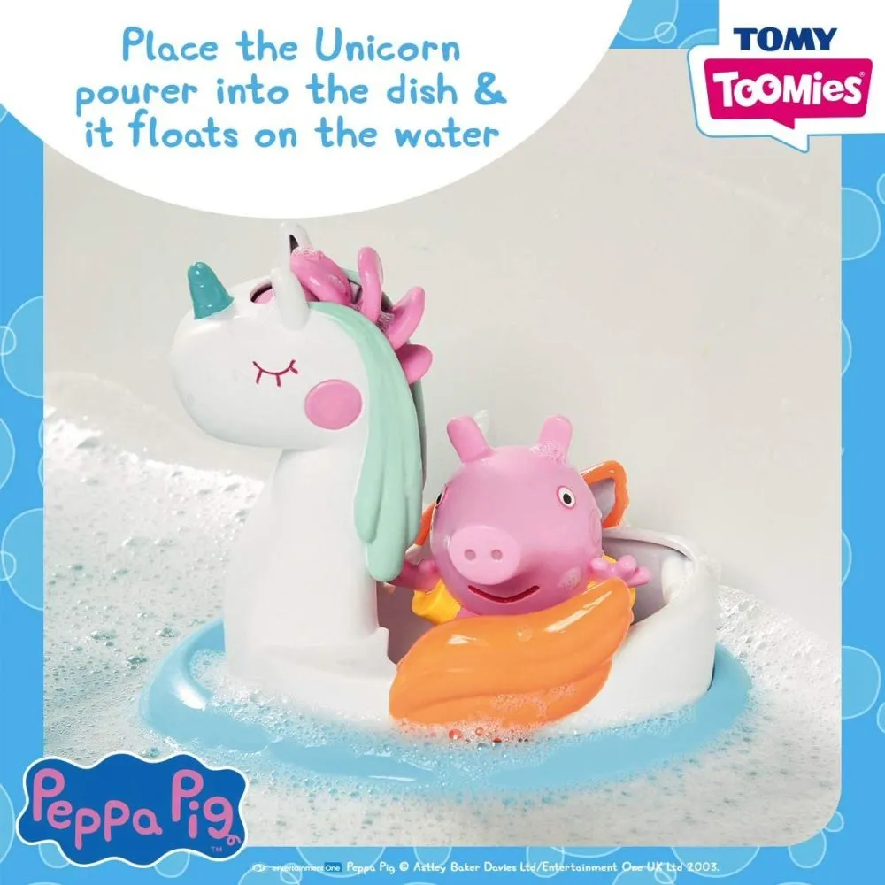 Tomy Toomies Pig Peppa's Unicorn Bath Float Toy