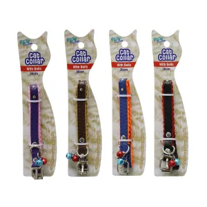 UBL Cat Collar With Bell 4 Assorted | 31 x 1.5cm