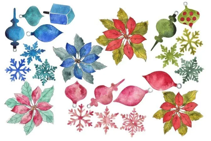 Watercolor Christmas