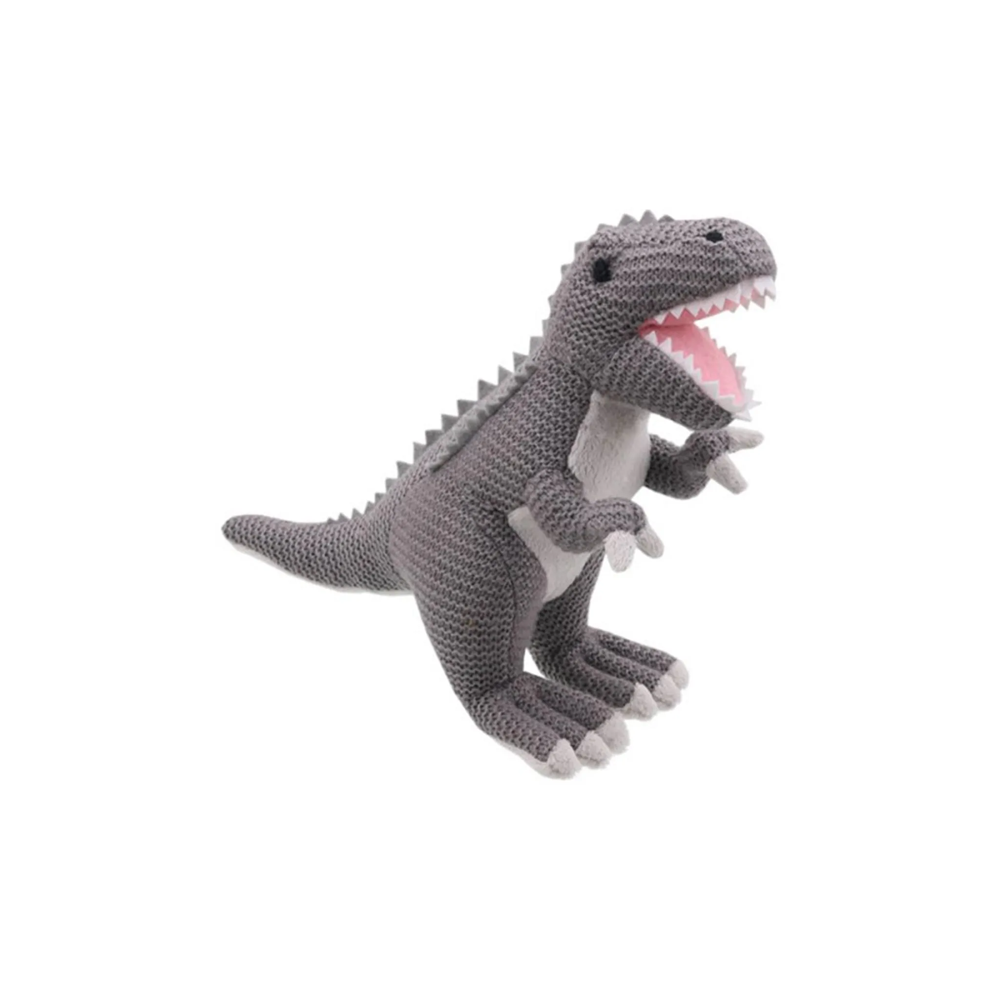 Wilberry Knitted - T-Rex (Grey) (Small)