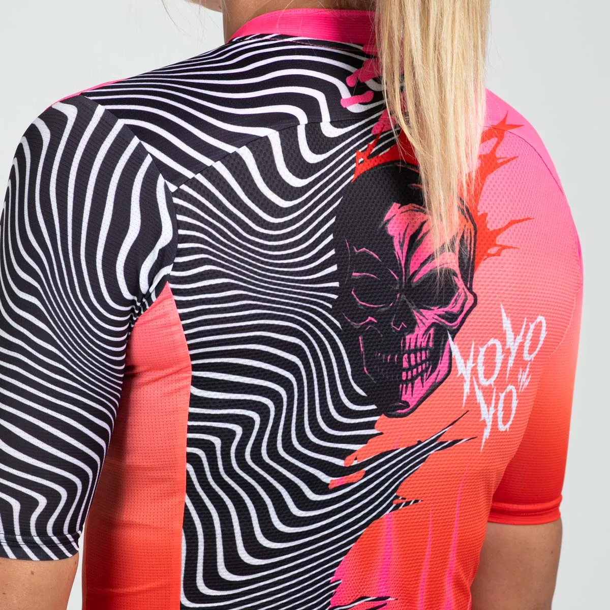 Women's Ltd Cycle Aero Jersey - Darkside Fire
