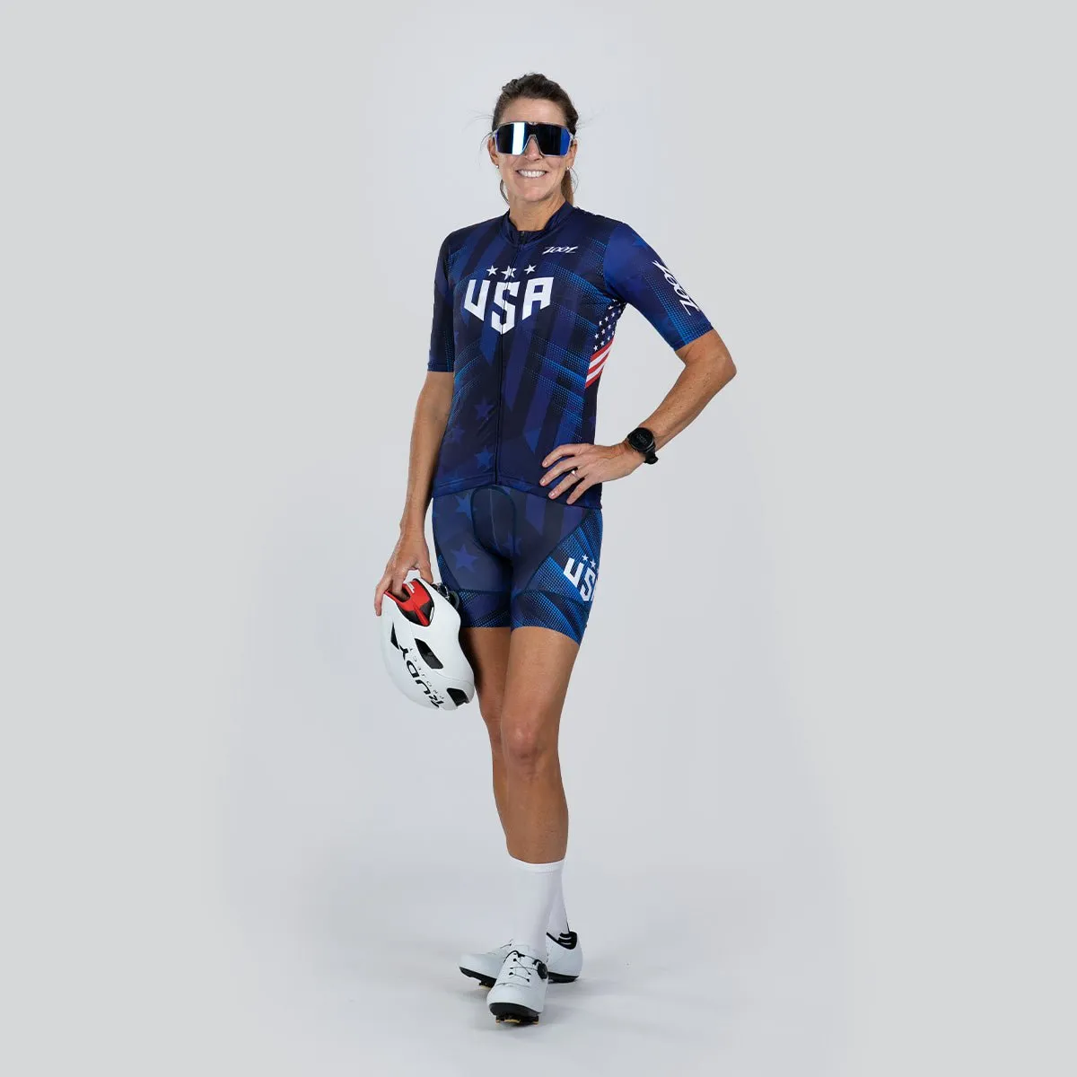 Women's Ltd Cycle Aero Jersey - RWB