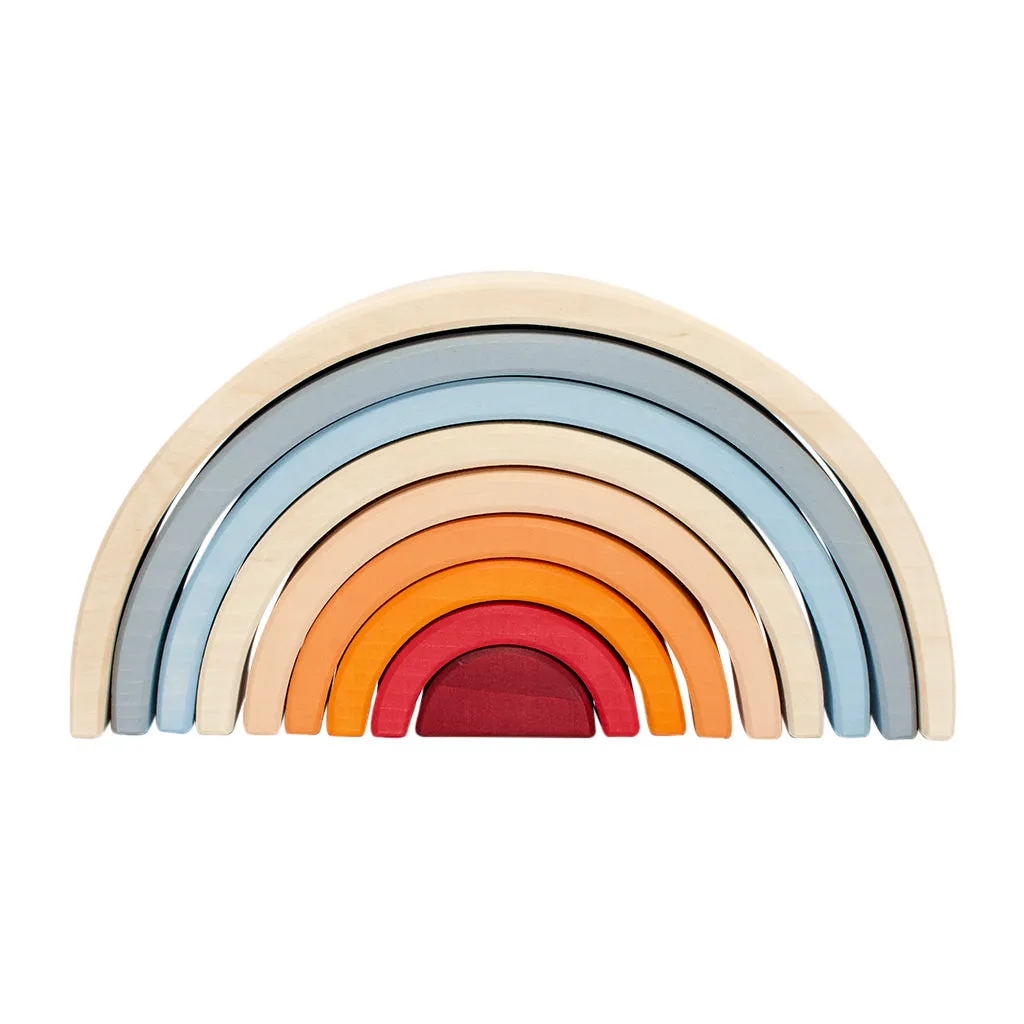Wooden Large Rainbow - Sunrise - 9 Pieces