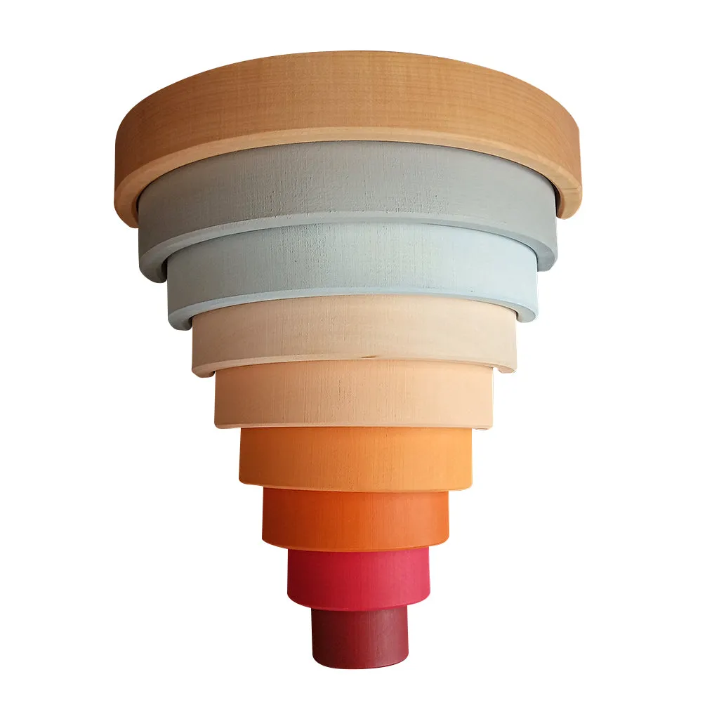 Wooden Large Rainbow - Sunrise - 9 Pieces