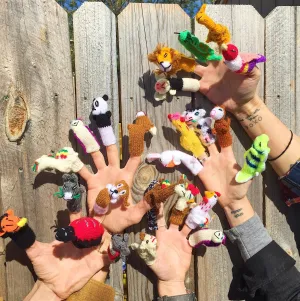 Woven Finger Puppets